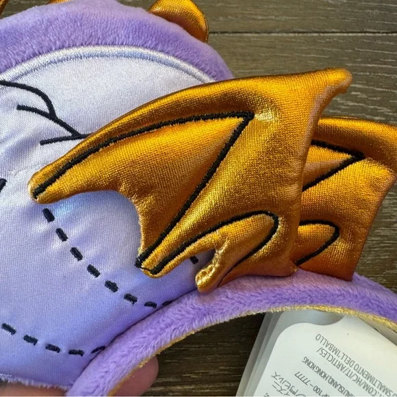 NWT. Figment Disney Parks 2023 Epcot Soft Plush Figment Ear Headband for Adults. - Picture 11 of 11